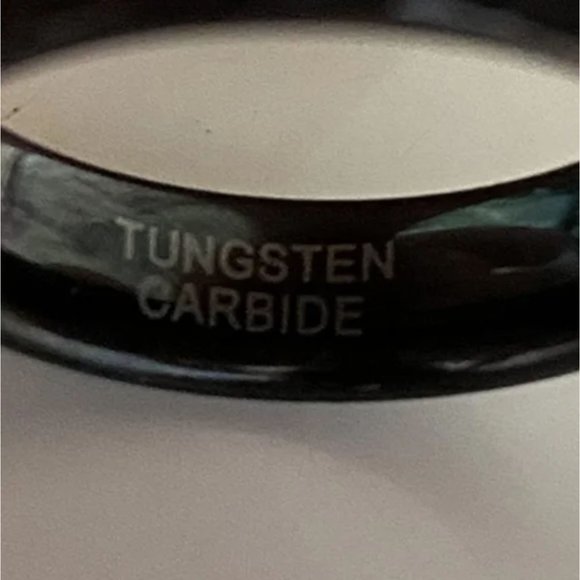 New Hammered Tungsten Rings for Men Women engagement - Picture 4 of 5